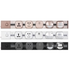 Wall - Mounted Wireless Mobile Track Socket Kitchen Office Home Switch Creative High Power Plug - In Board